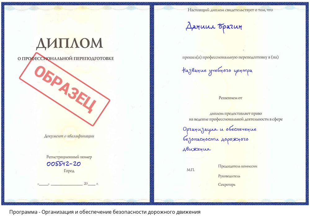 Организация и обеспечение безопасности дорожного движения Мытищи